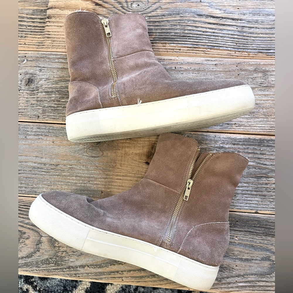 J Slides NYC Women’s Suede  Booties